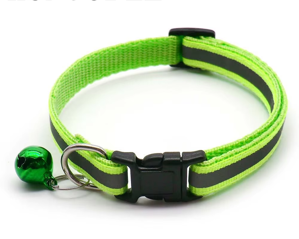 Reflective Adjustable Cat Collar with Bell