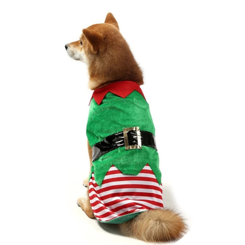 Christmas Elf Dog Wear-PetsProductsWorld