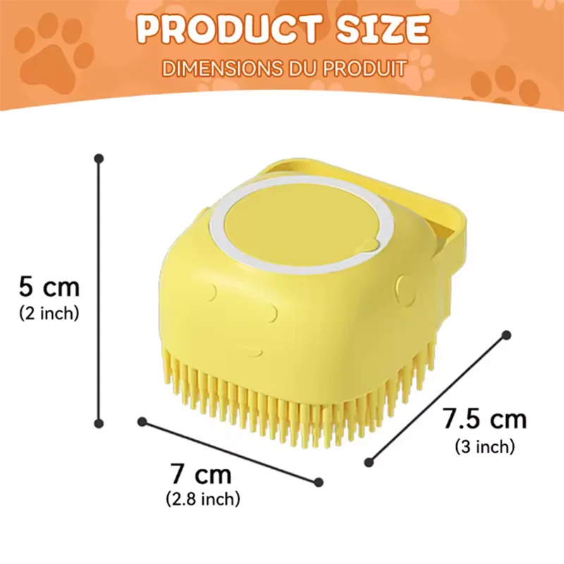Silicone Pet Grooming Brush