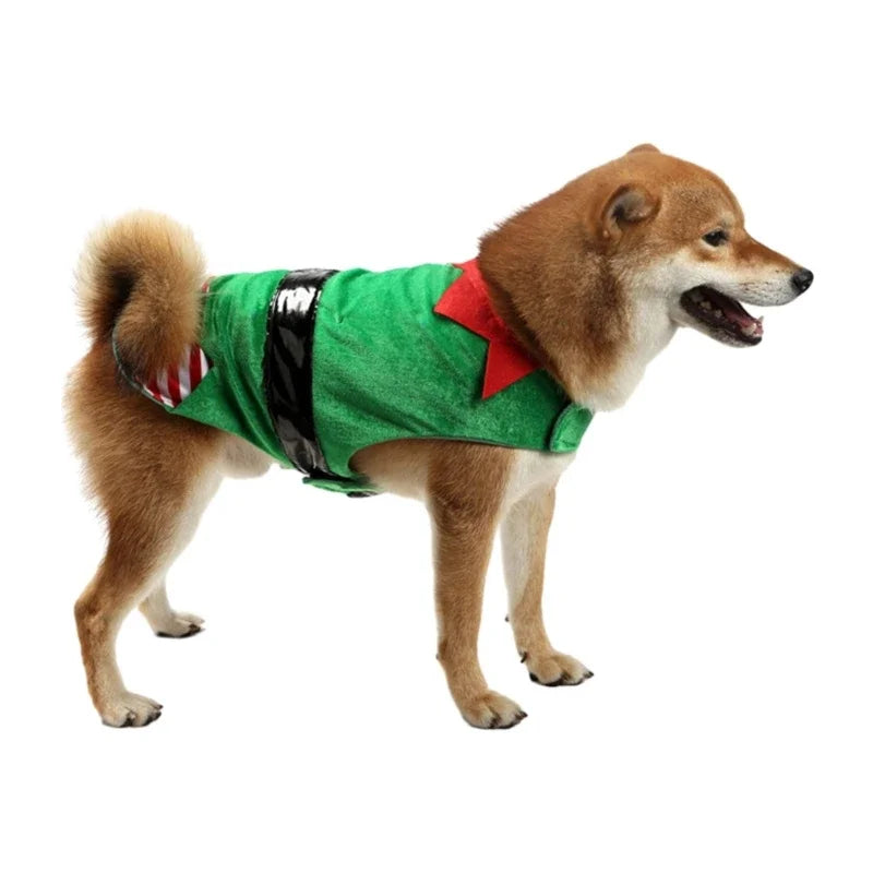 Christmas Elf Dog Wear-PetsProductsWorld