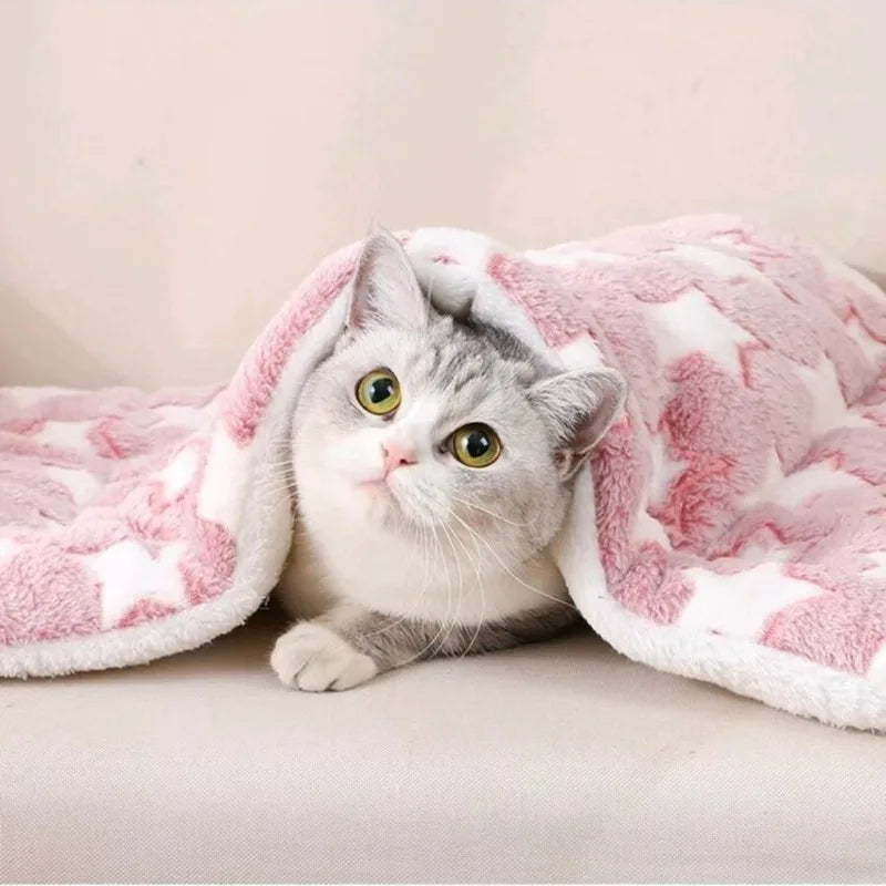 Soft Cotton Cat Bed Mat