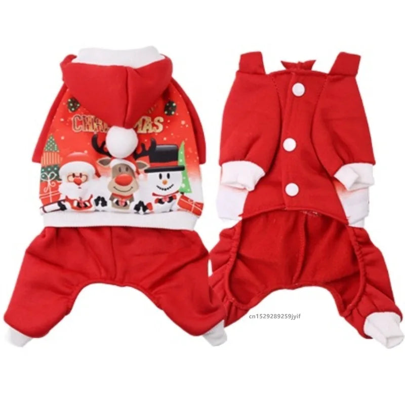 Christmas Pet Santa Outfit