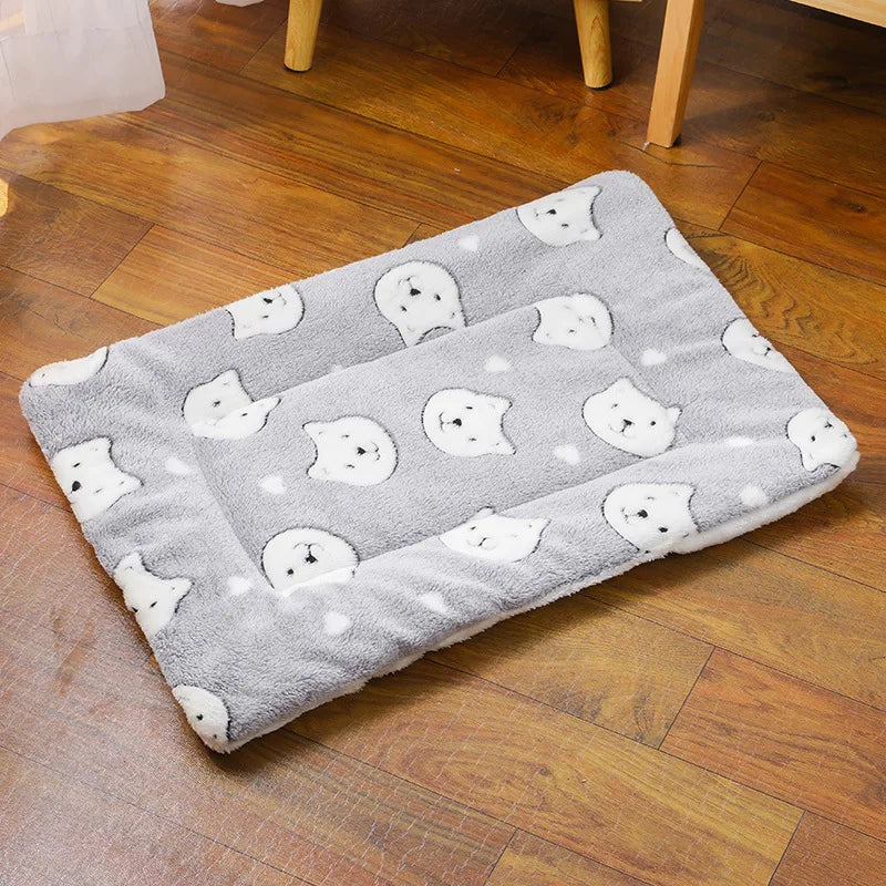Soft Cotton Cat Bed Mat