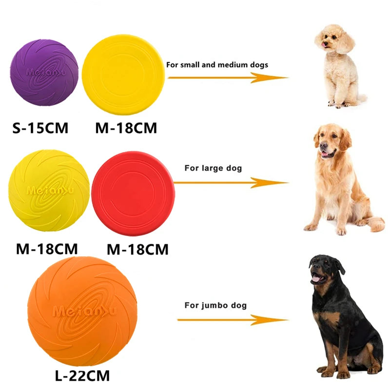 OUZEY FlyDisc Dog Toy