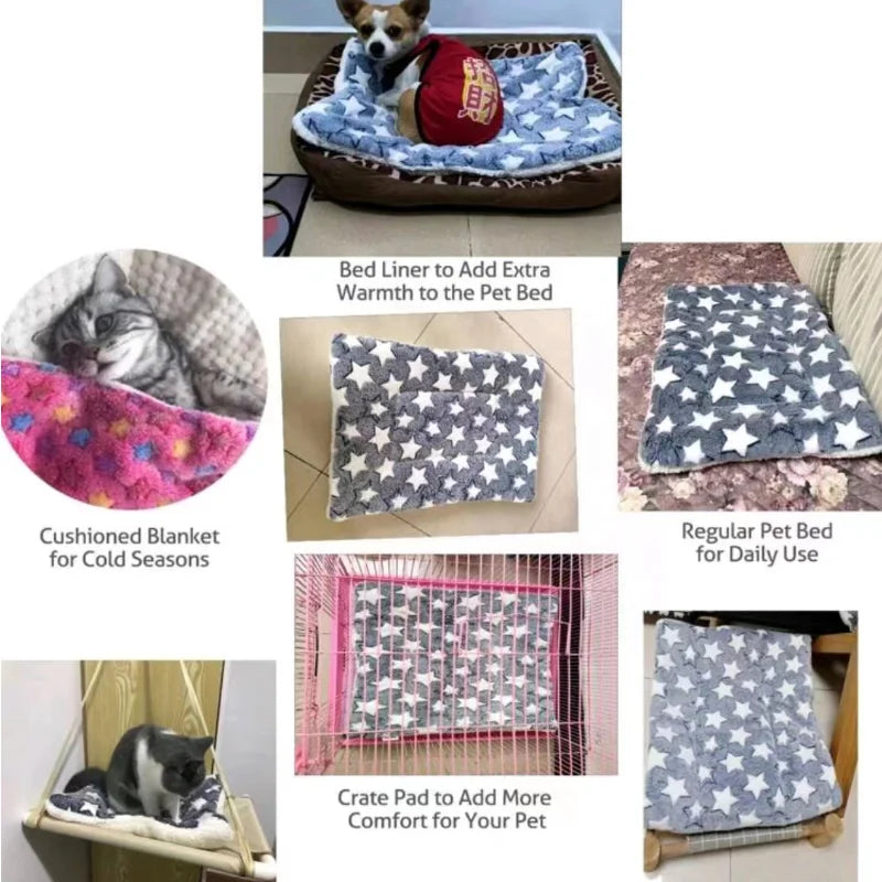 Soft Cotton Cat Bed Mat