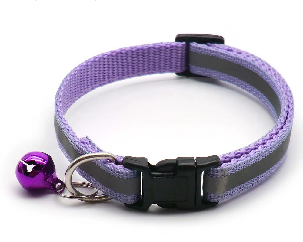 Reflective Adjustable Cat Collar with Bell